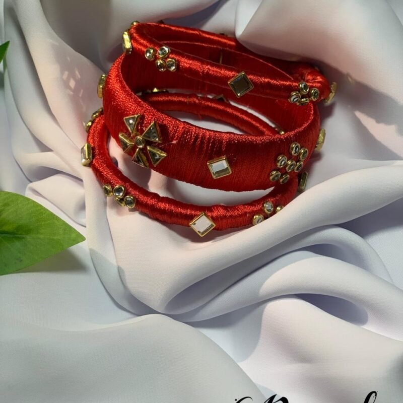 Handmade Bangles Red1