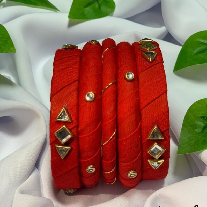 Handmade Bangles Red5