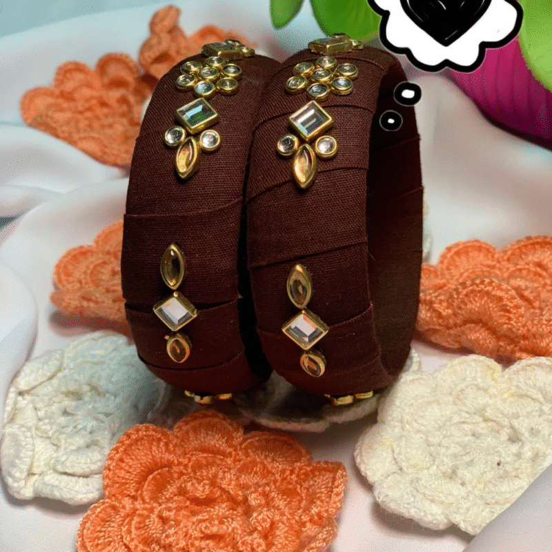 Handmade Maroon Silk Thread Bangles2