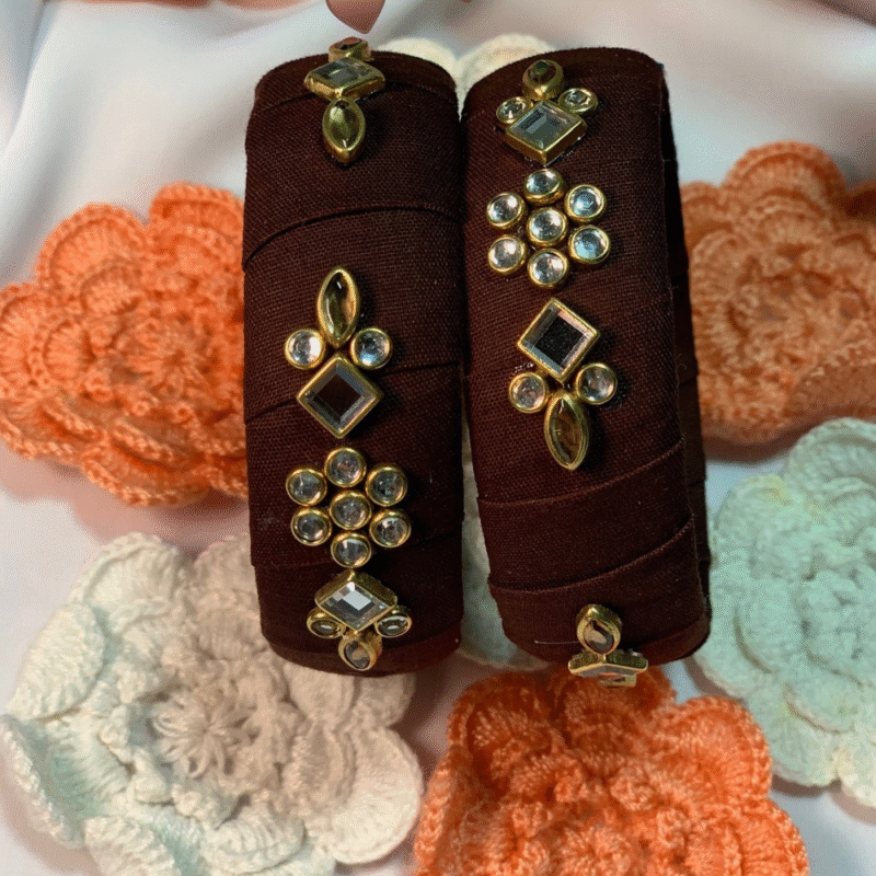 Handmade Maroon Silk Thread Bangles3